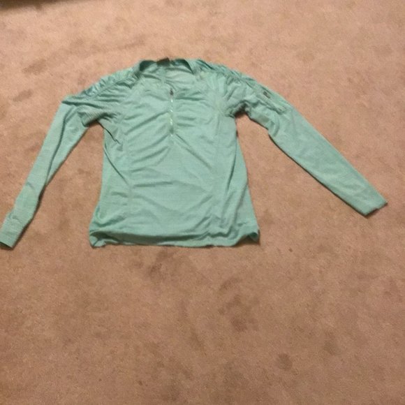 ATHLETA Pacifica blue womens long sleeve size large - Picture 1 of 2